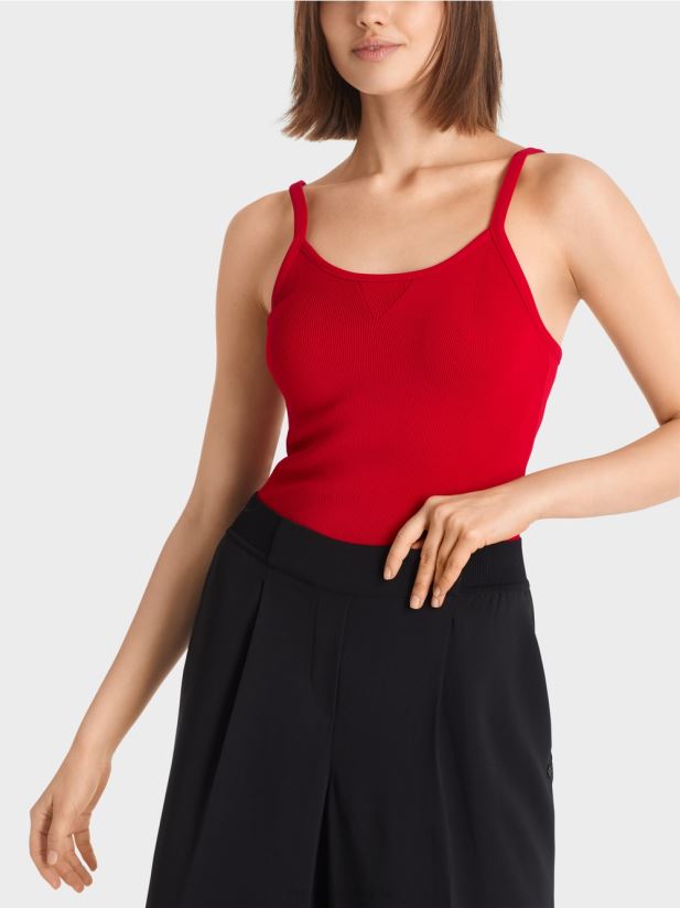 „regândiți împreună” de sus Marc Cain rosu intens îmbrăcăminte 4826HH1132