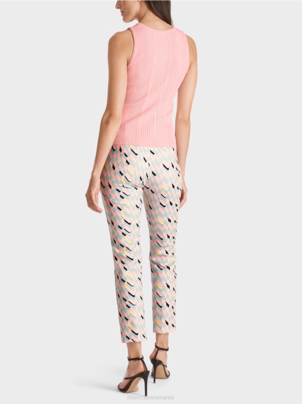 „regândiți împreună” de sus Marc Cain roz pudra moale îmbrăcăminte 4826HH1123