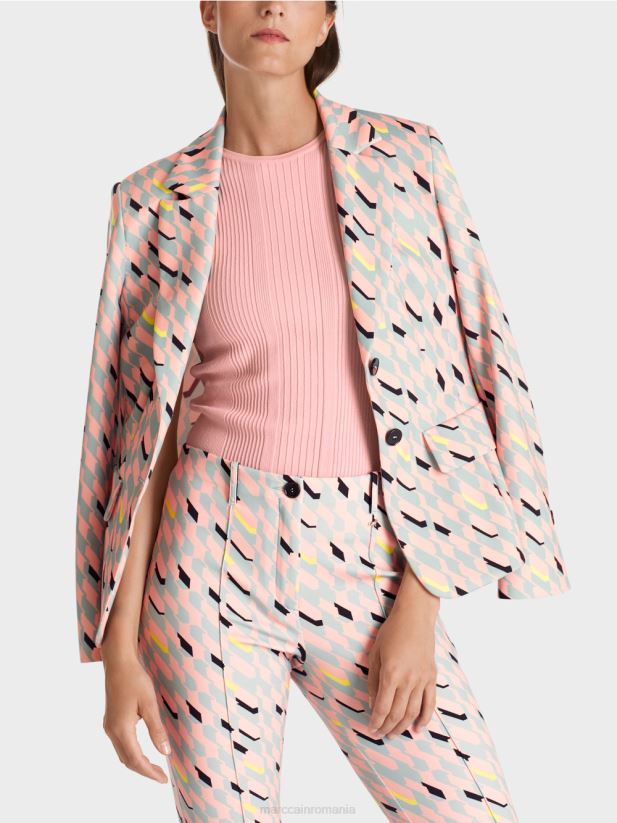 „regândiți împreună” de sus Marc Cain roz pudra moale îmbrăcăminte 4826HH1123