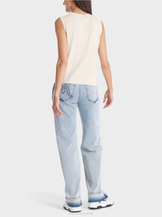 „regândiți împreună” slipover Marc Cain aproape alb îmbrăcăminte 4826HH1107