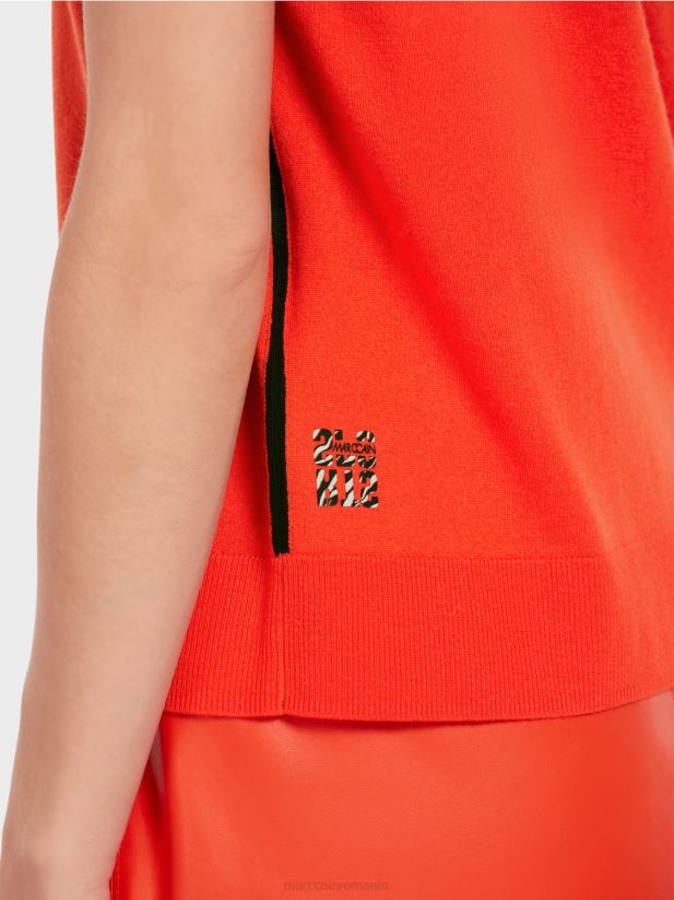 „regândiți împreună” slipover Marc Cain campari îmbrăcăminte 4826HH1051