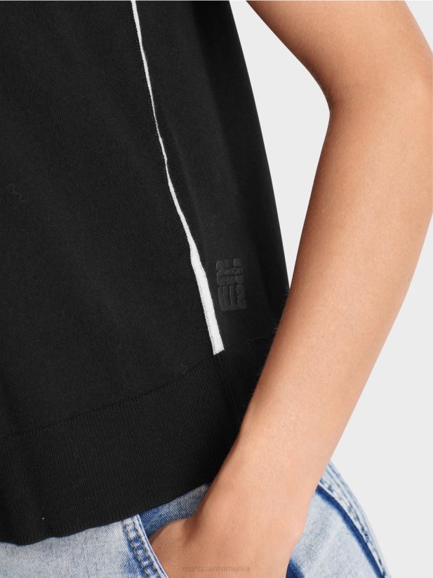 „regândiți împreună” slipover Marc Cain negru îmbrăcăminte 4826HH1110