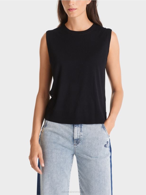 „regândiți împreună” slipover Marc Cain negru îmbrăcăminte 4826HH1110