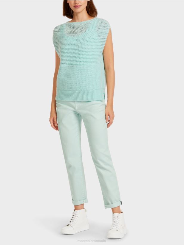 slipover 100% fabricat in germania Marc Cain luminator moale îmbrăcăminte 4826HH1171