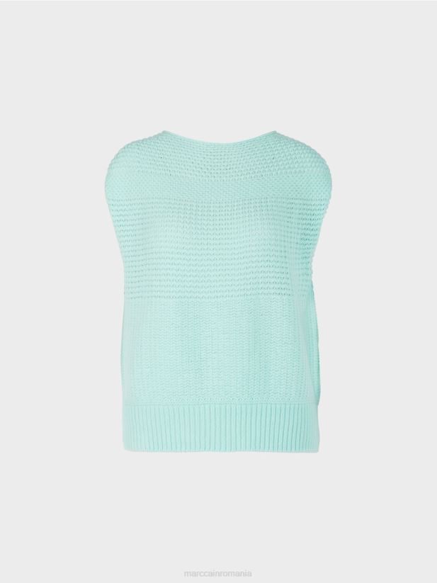 slipover 100% fabricat in germania Marc Cain luminator moale îmbrăcăminte 4826HH1171