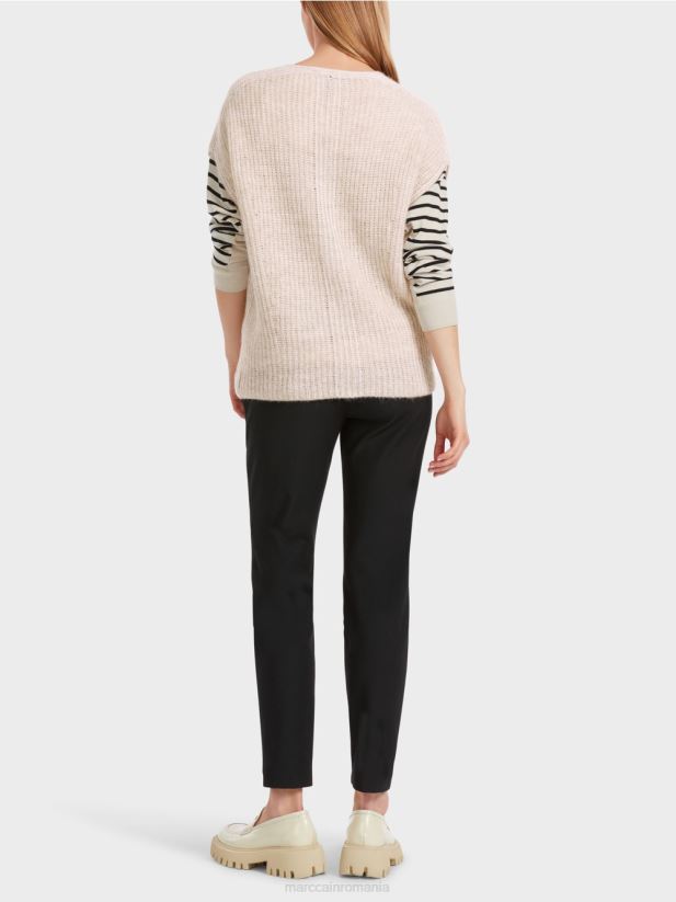 slipover 100% made in germany Marc Cain lapte de migdale îmbrăcăminte 4826HH1053