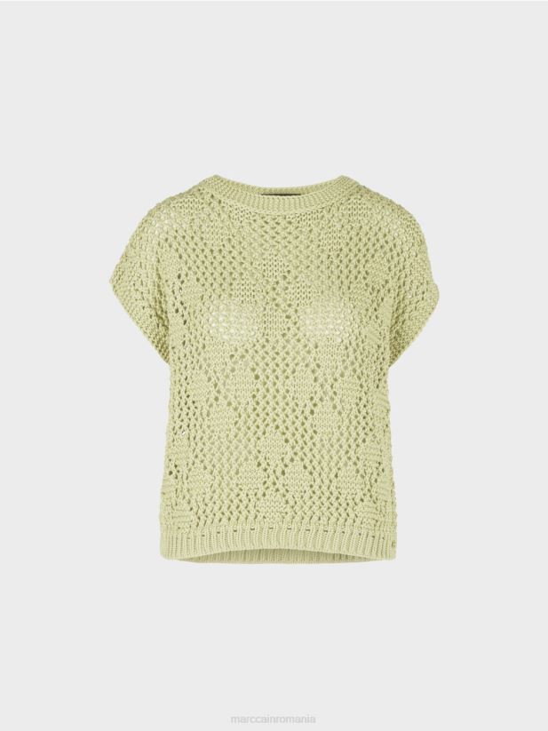 top tricotat fără mâneci Marc Cain respirație moale îmbrăcăminte 4826HH1162