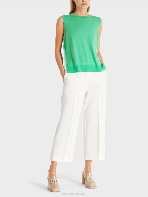 top tricotat superfin Marc Cain jad strălucitor îmbrăcăminte 4826HH1174