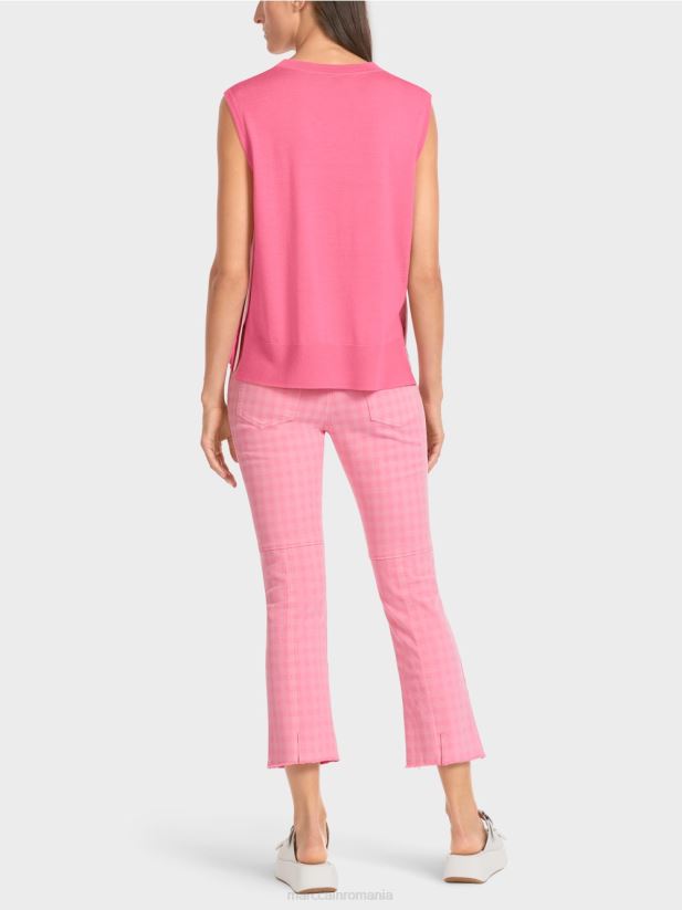 top tricotat superfin Marc Cain roz aprins îmbrăcăminte 4826HH1169