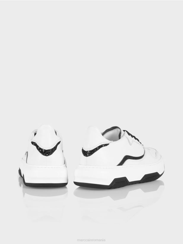 adidași cu detalii strălucitoare Marc Cain negru încălţăminte 4826HH1553