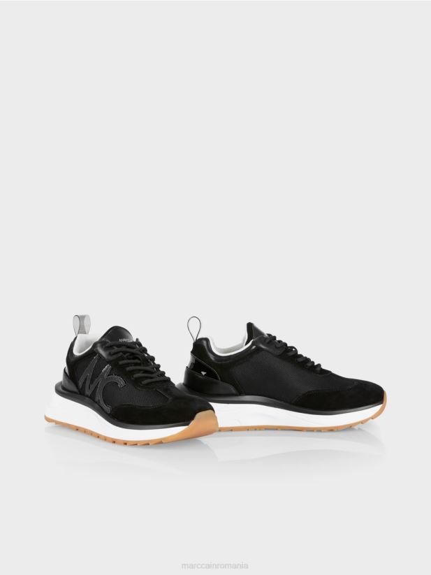 adidași cu sigla mc Marc Cain negru încălţăminte 4826HH1589