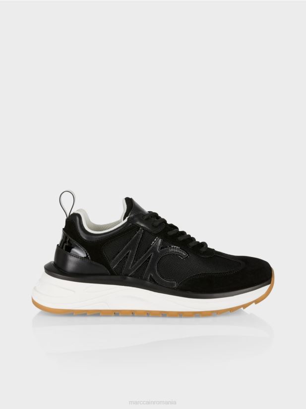adidași cu sigla mc Marc Cain negru încălţăminte 4826HH1589