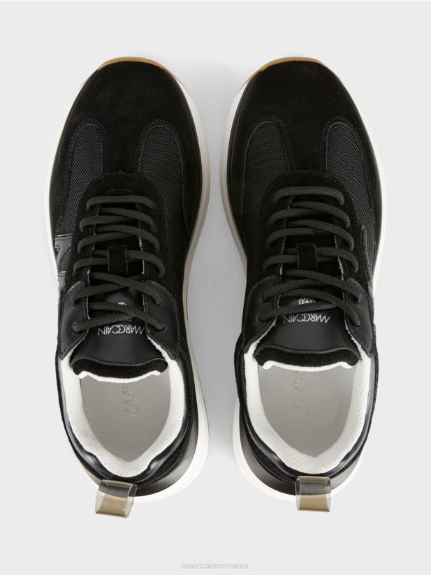 adidași cu sigla mc Marc Cain negru încălţăminte 4826HH1589