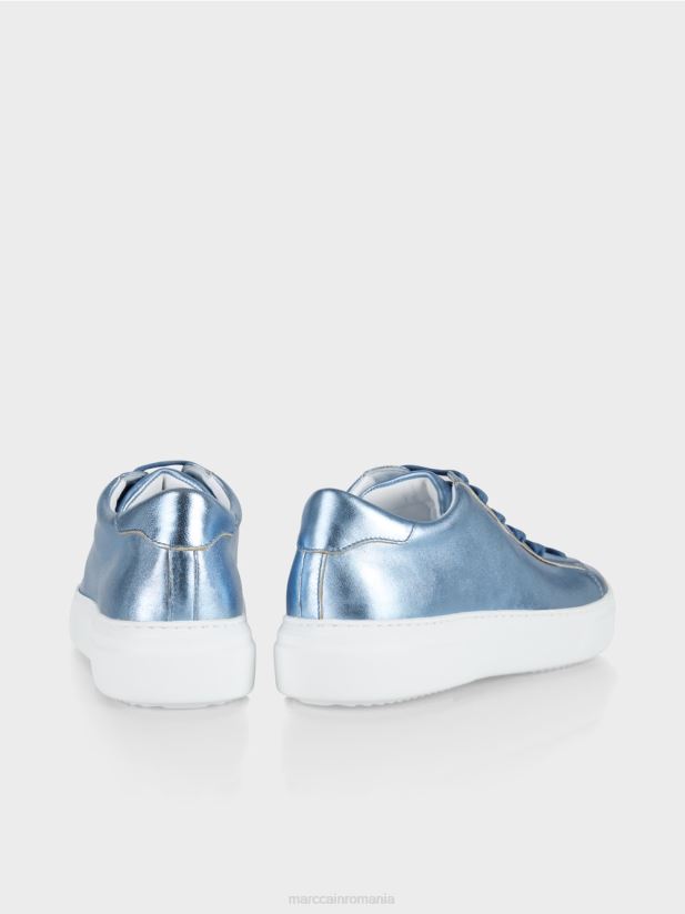 adidași strălucitori Marc Cain albastru pudra moale încălţăminte 4826HH1585