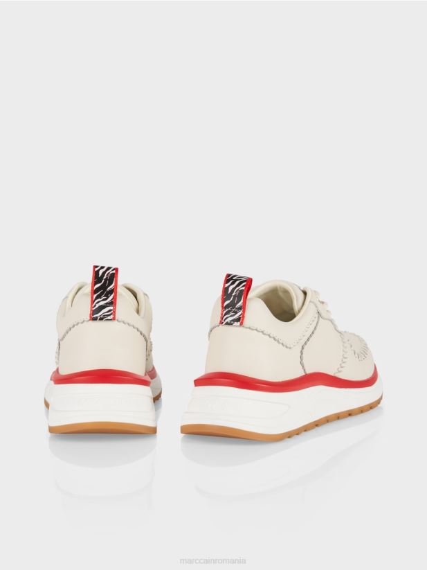 adidasi contemporani Marc Cain crema inchisa încălţăminte 4826HH1556