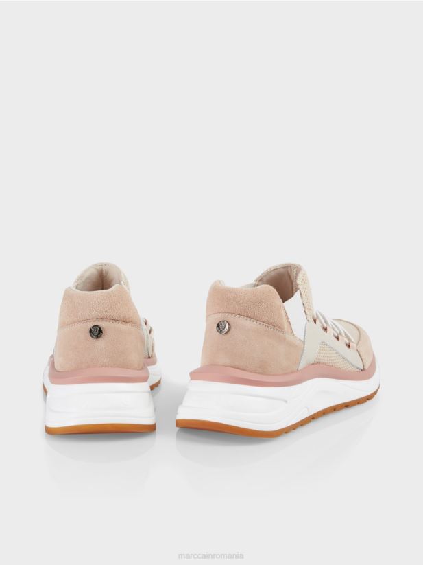 pantofi slip-on practici Marc Cain bronz strălucitor încălţăminte 4826HH1622