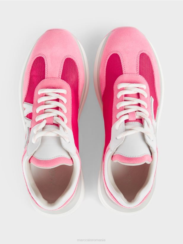 pantofi sport cu inserție din plasă Marc Cain Luciu de buze încălţăminte 4826HH1643