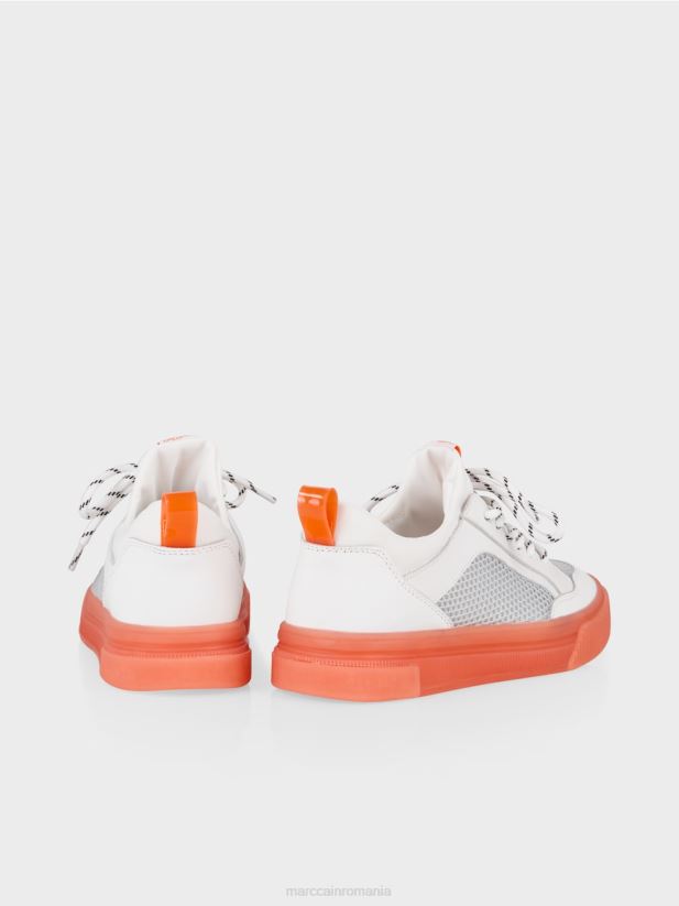 pantofi sport sport cu detaliu plasă Marc Cain teracotă ușoară încălţăminte 4826HH1619