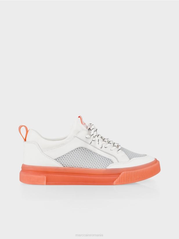 pantofi sport sport cu detaliu plasă Marc Cain teracotă ușoară încălţăminte 4826HH1619