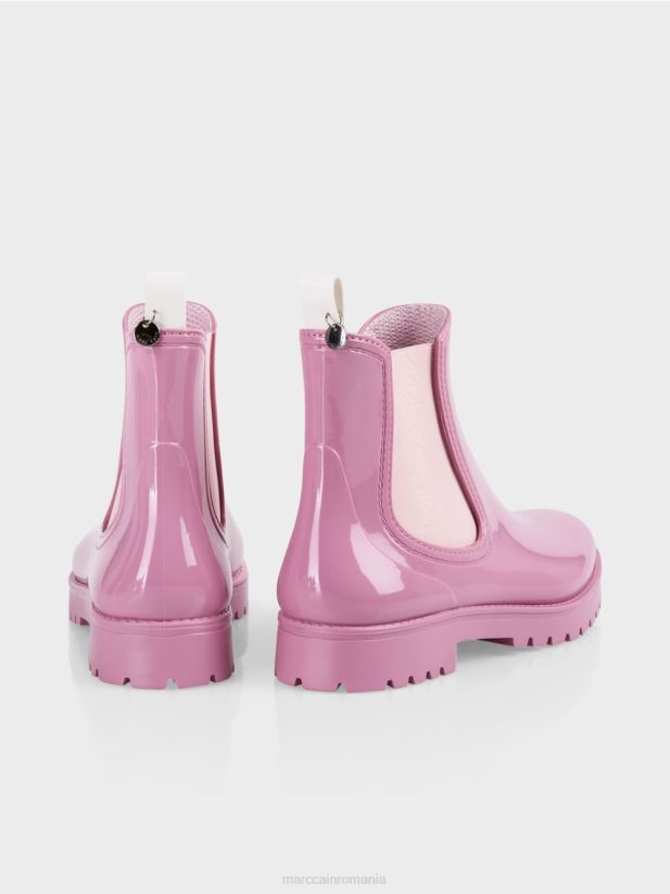 cizme chelsea din cauciuc cu talpa profil Marc Cain Luciu de buze încălţăminte 4826HH1646