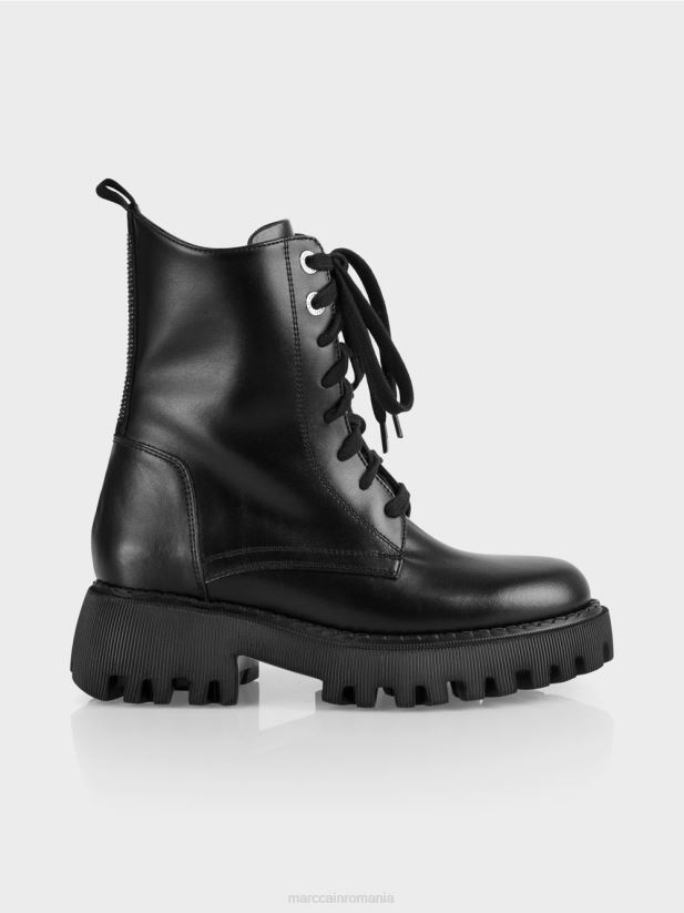 cizme robuste cu strasuri Marc Cain negru încălţăminte 4826HH1574