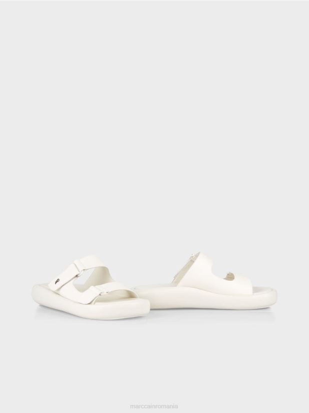 sandale cu talpa rotunda Marc Cain aproape alb încălţăminte 4826HH1613
