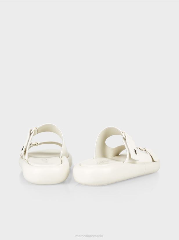 sandale cu talpa rotunda Marc Cain aproape alb încălţăminte 4826HH1613