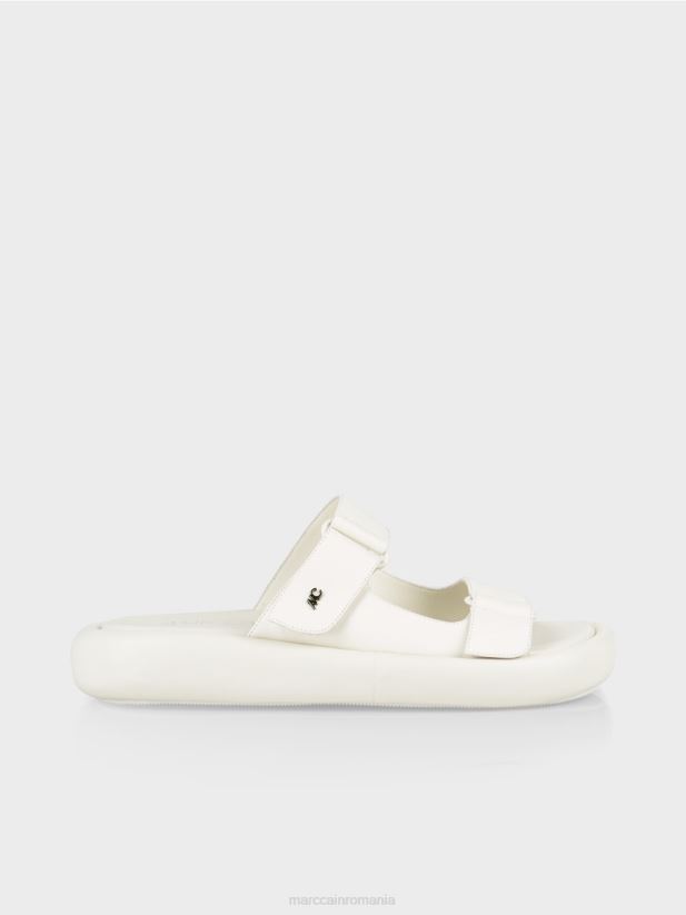 sandale cu talpa rotunda Marc Cain aproape alb încălţăminte 4826HH1613